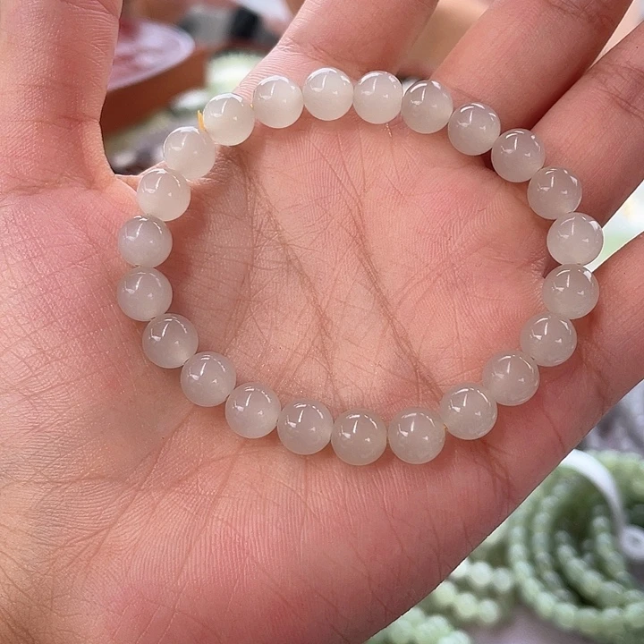 记****手链未镶嵌和田玉卡8蜂蜜水手串（梁姐）