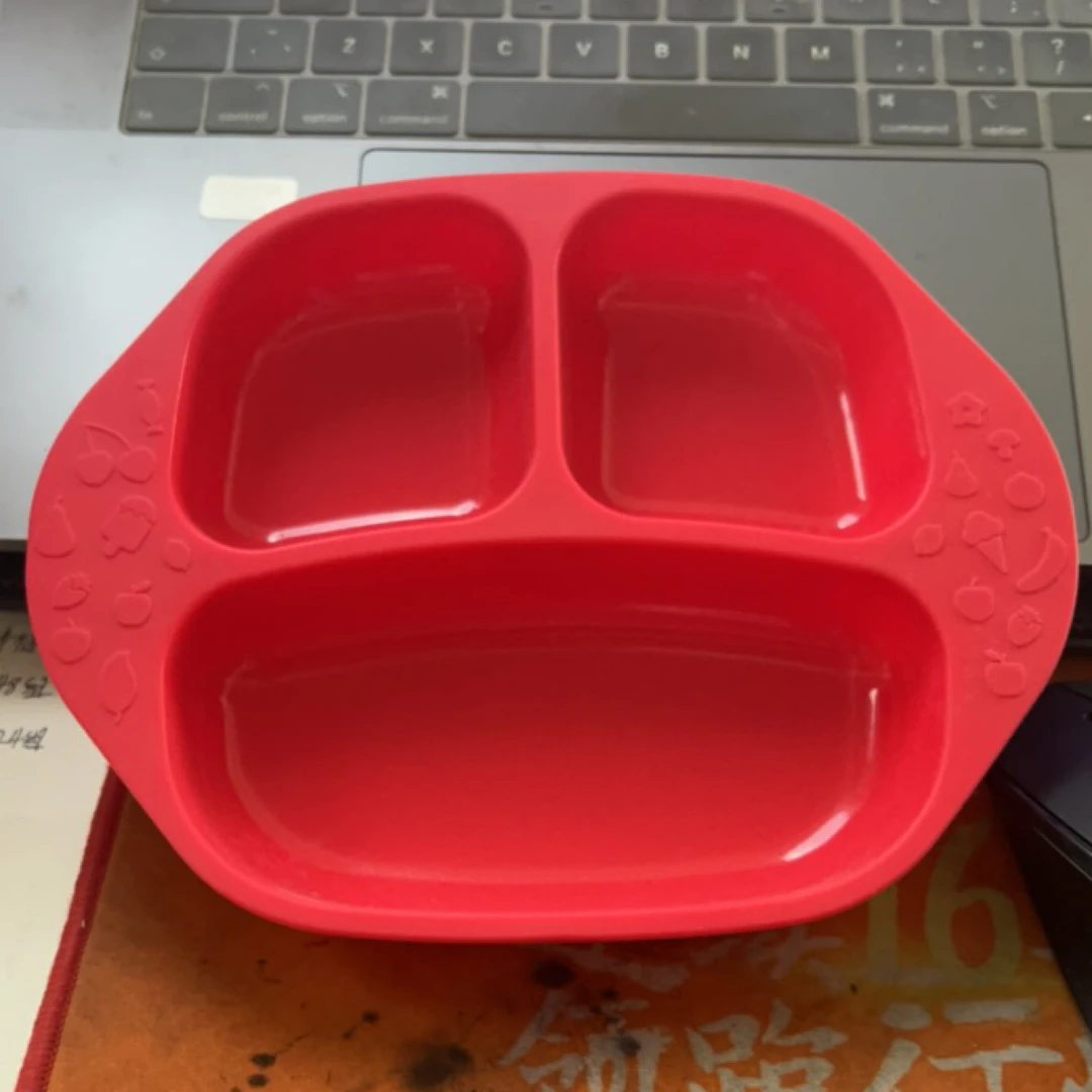 硅胶餐盘不挑色～勺子