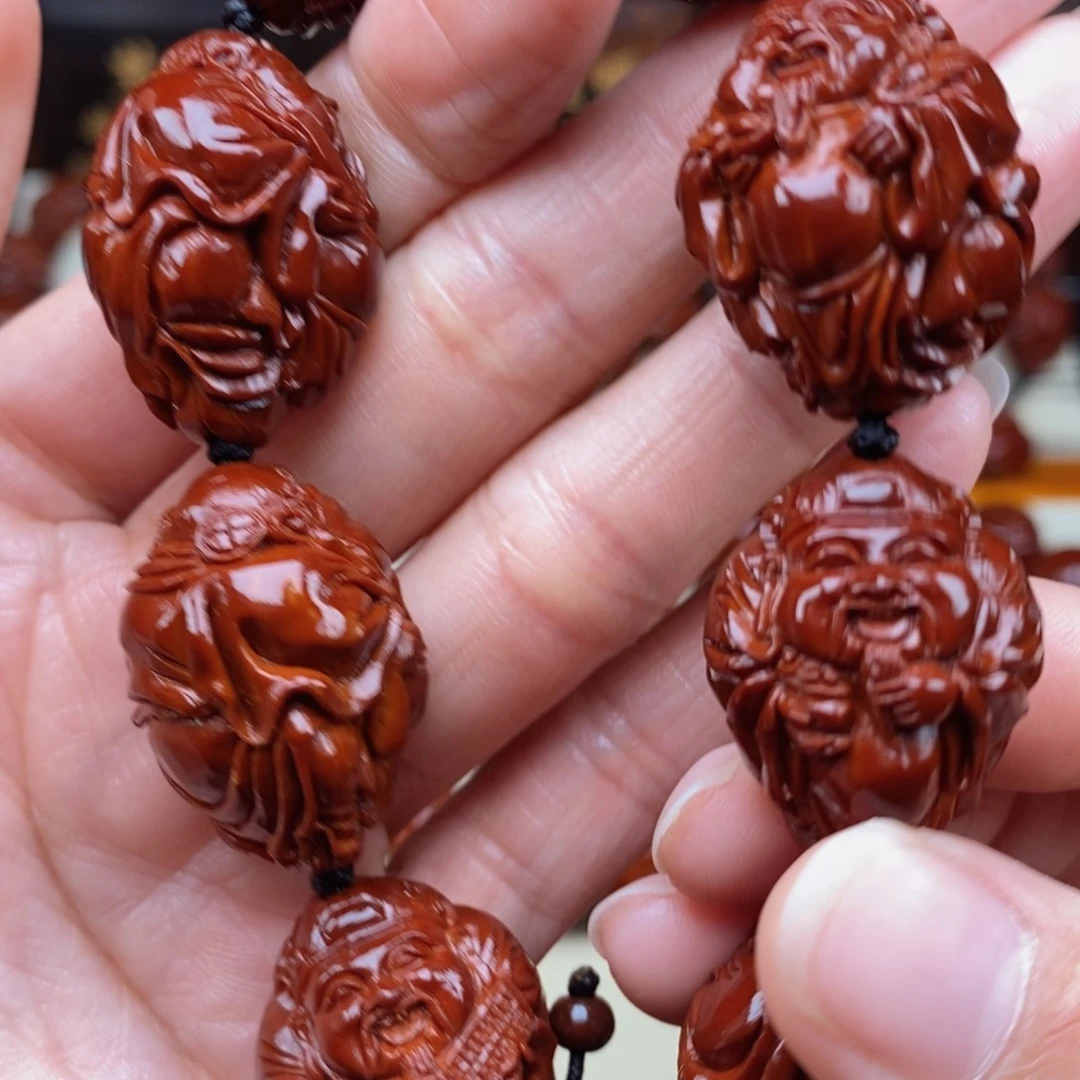 橄榄核吊坠?****?财神，