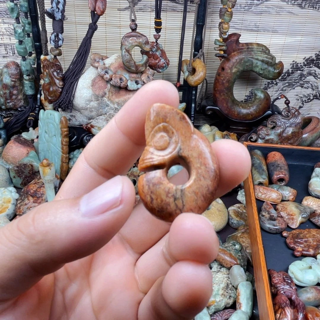 手链未镶嵌岫岩河磨玉（透闪石质玉）