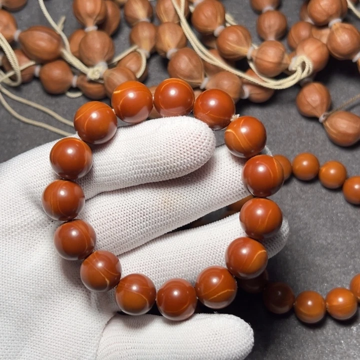 橄榄核手串/手链1.4橄榄核正圆光珠手串