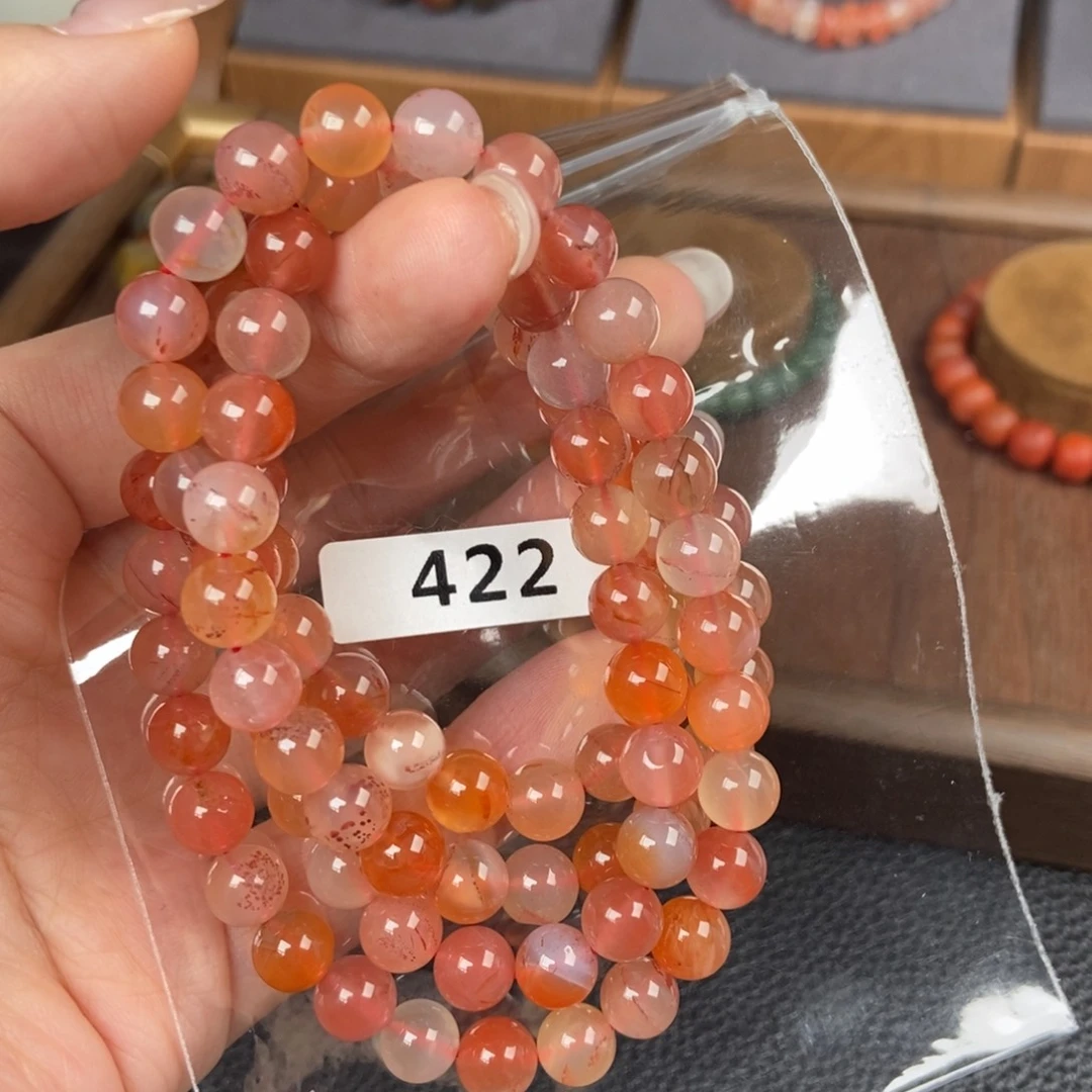 南红玛瑙未镶嵌手链