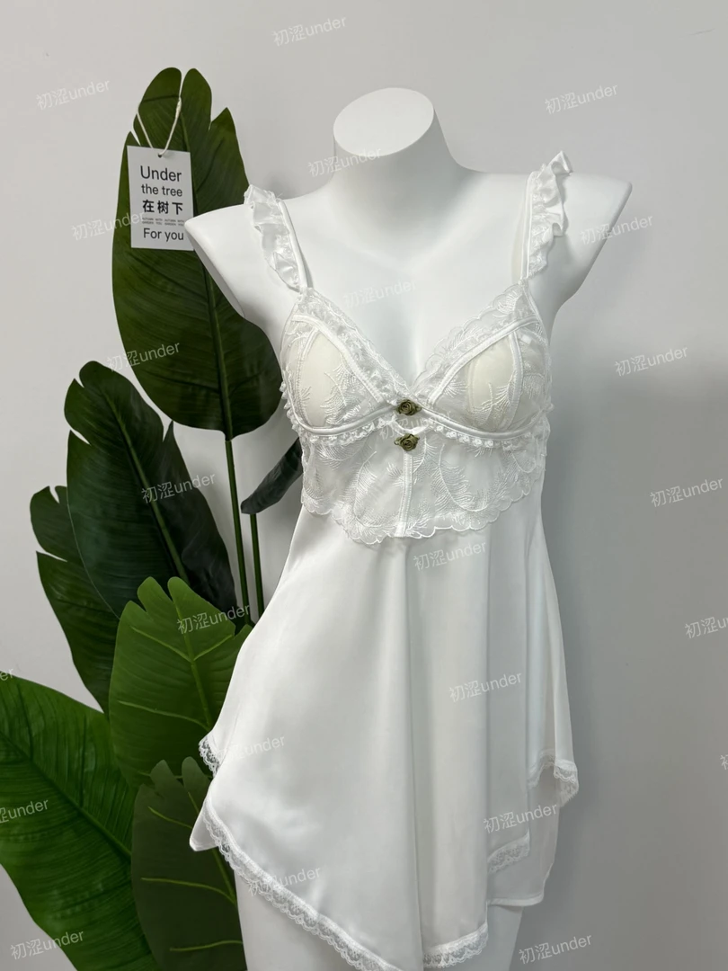 【39-69】法式甜辣纯欲吊带睡裙