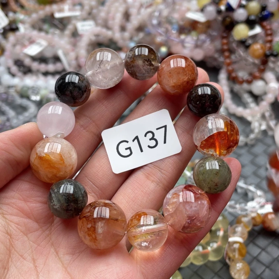 未镶嵌手串水晶多样性