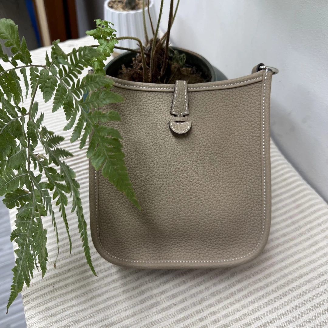 溯源者小伊芙琳TC头层牛皮小方包百搭高级感小众斜挎包1980888