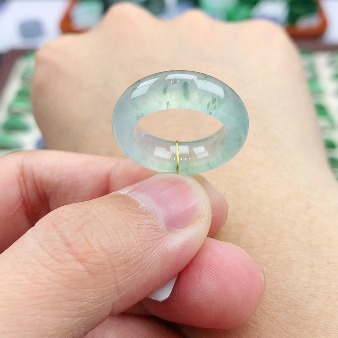 未镶嵌戒指翡翠9号