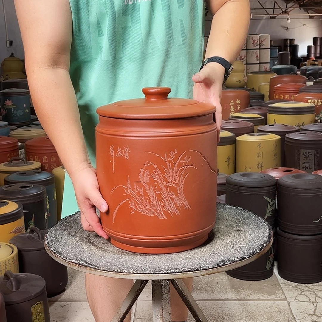 紫砂茶叶罐茶叶罐