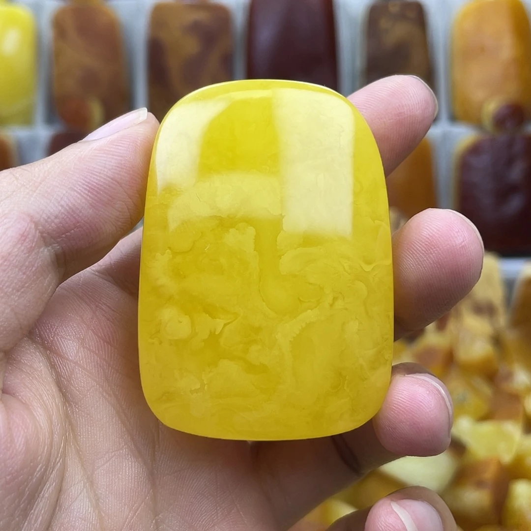 未镶嵌定制琥珀牌子