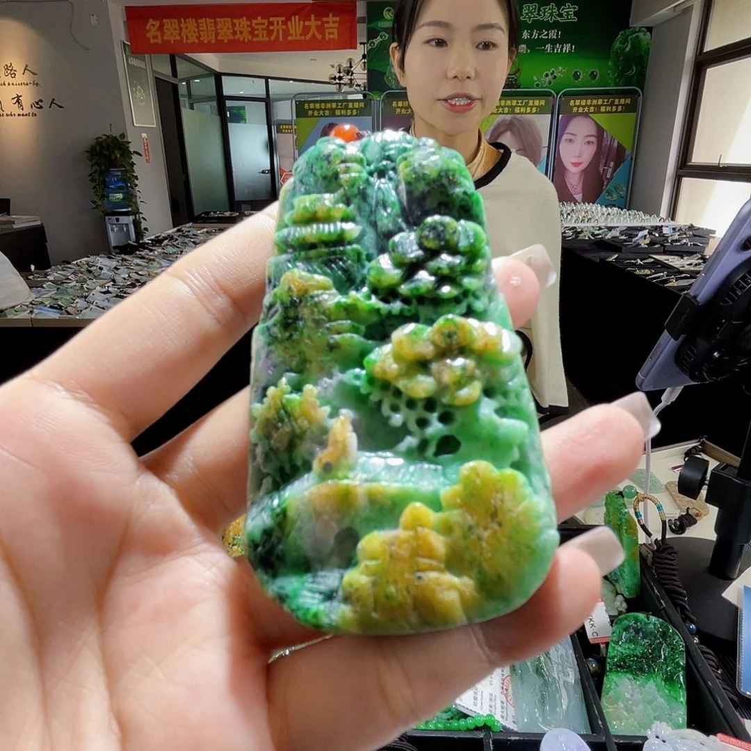 颈饰未镶嵌翡翠一