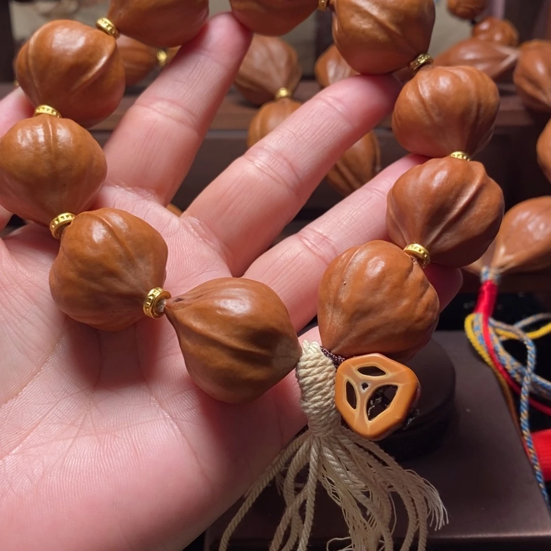 四***菜橄榄核手串/手链2.6三花10➕囧