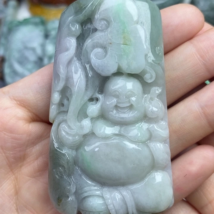 颈饰未镶嵌翡翠吊坠