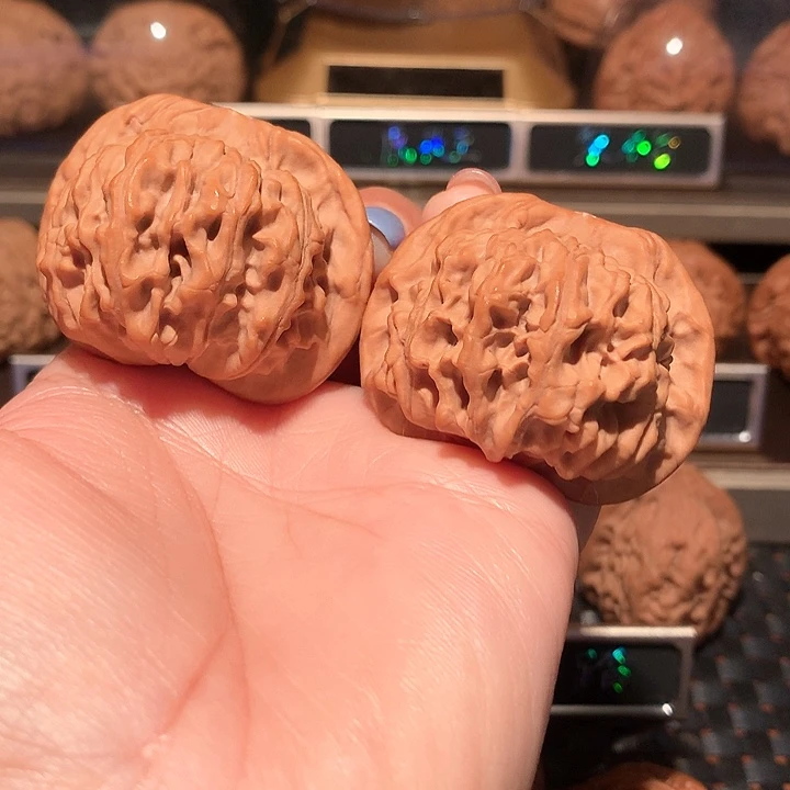 文玩核桃把件天地46尺全品