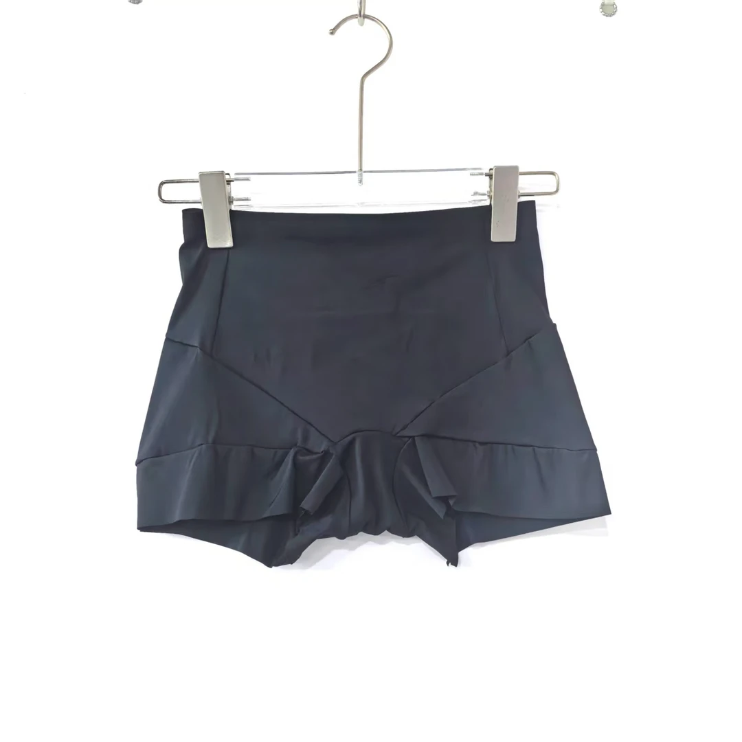 【2435】冰感轻塑裤夏季收腹中腰一分裤