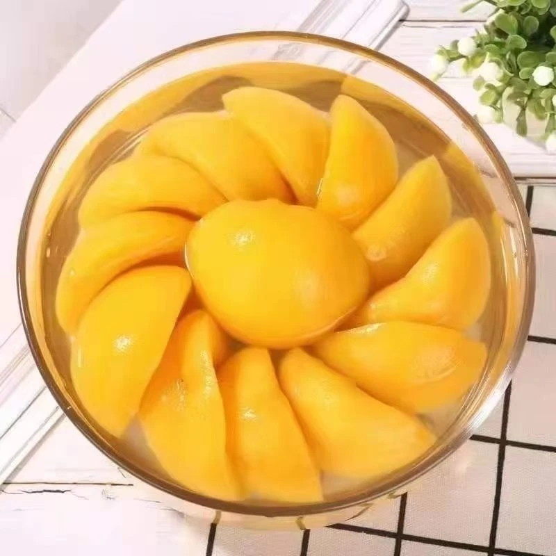 黄桃罐头510 g果肉饱满开盖即食老年休闲零食选用沂蒙山蜜黄桃