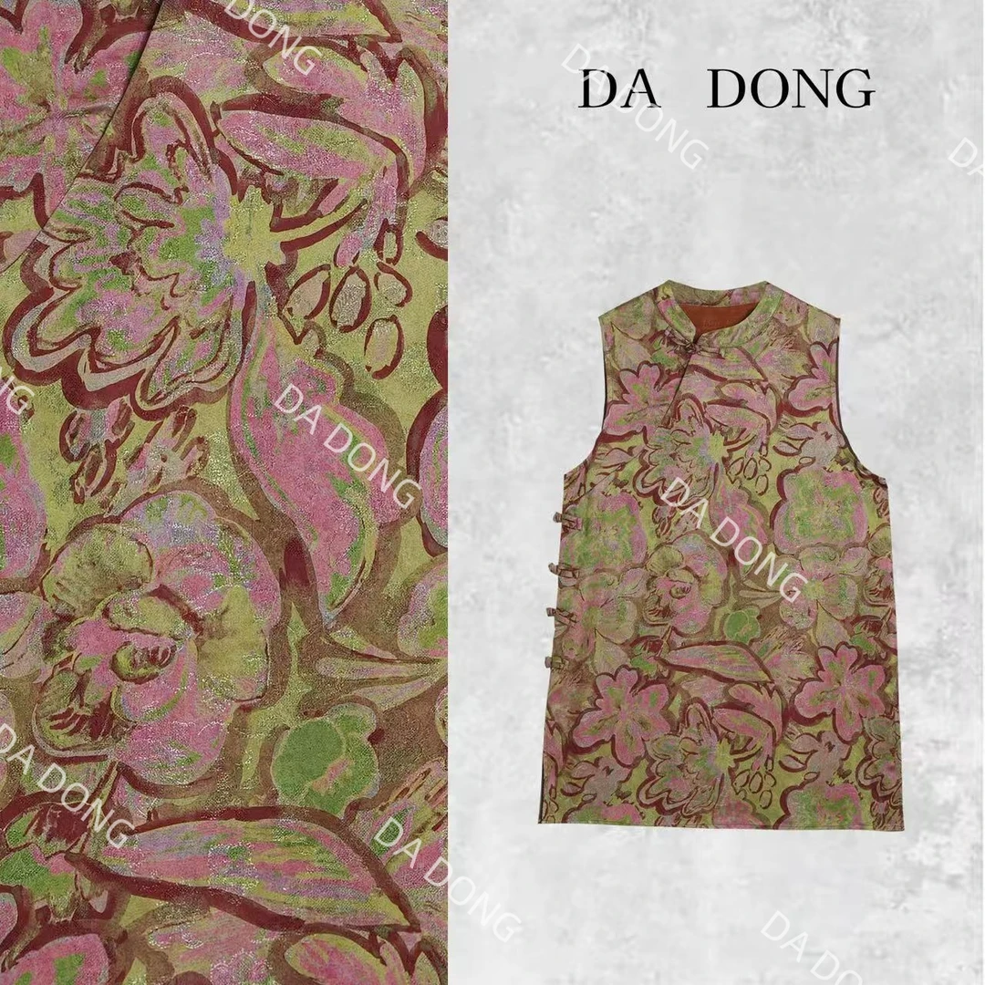 生财--中式国风气质时尚洋气碎花夏季复古显白休闲显瘦连衣裙