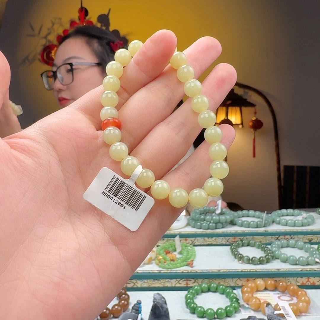 和田玉手串未镶嵌