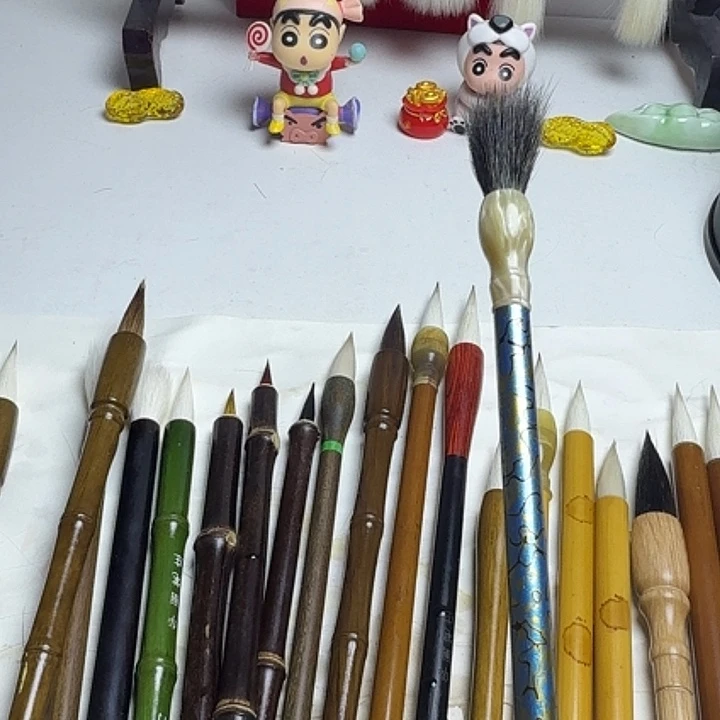 毛笔书法作品纯毛