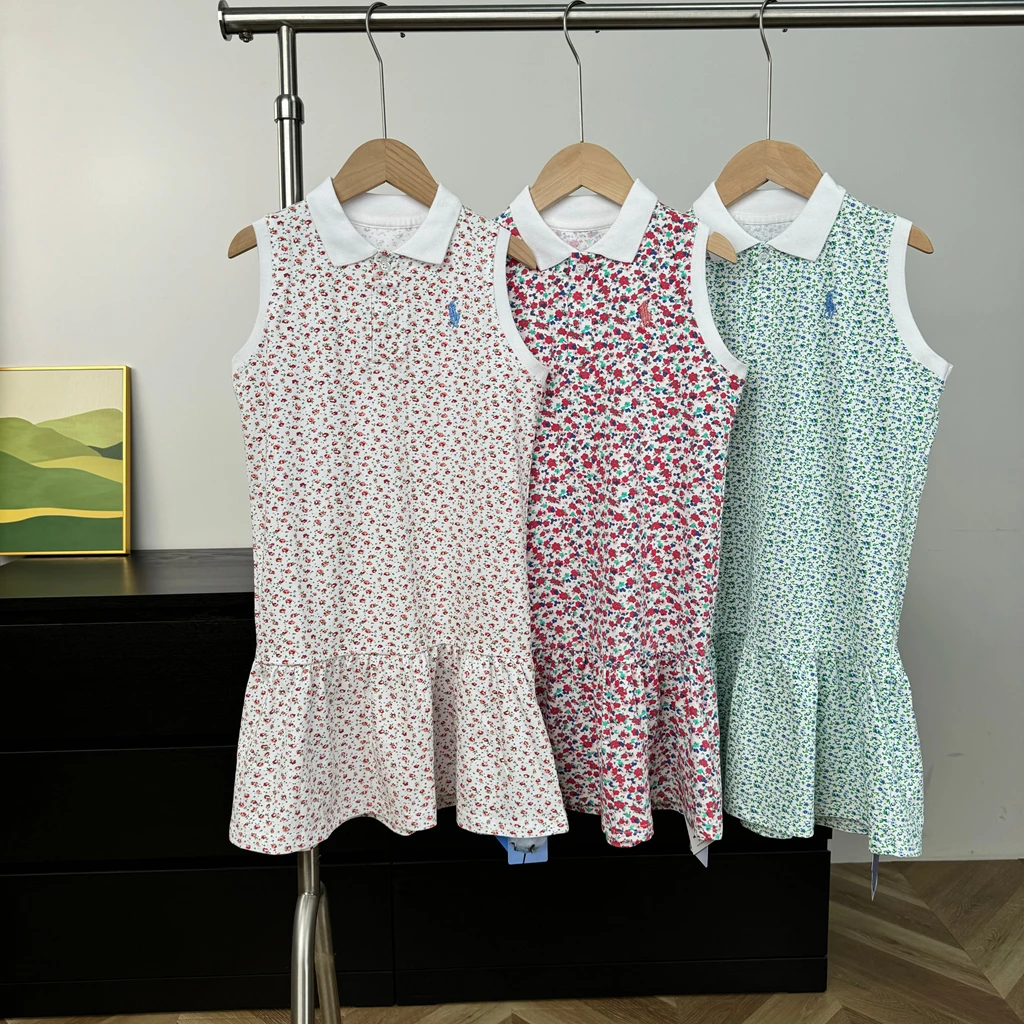 25碎花无袖背心裙夏季新款清凉女童连衣裙061201