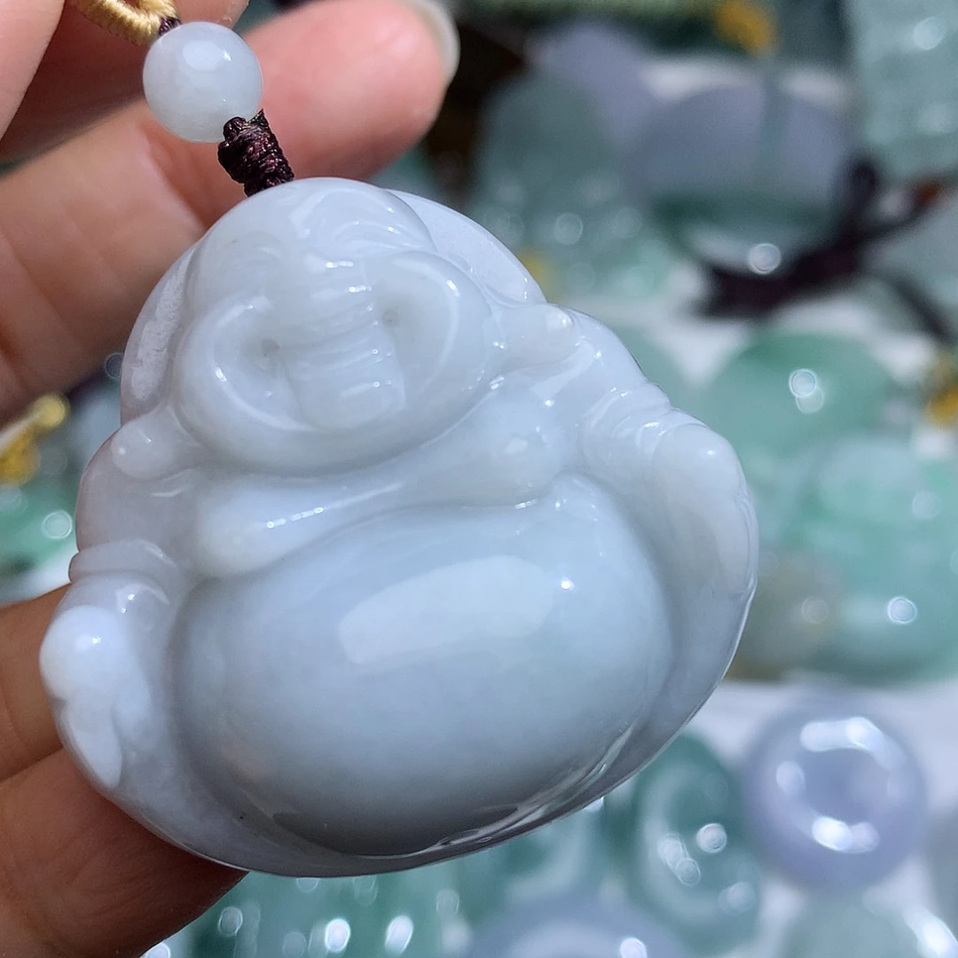 翡翠未镶嵌颈饰338