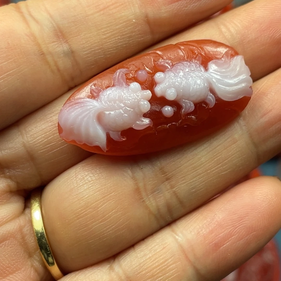 南红玛瑙未镶嵌颈饰