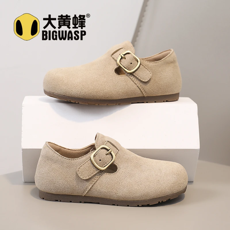 大黄蜂童鞋秋季儿童勃肯鞋2025新款男女童百搭休闲鞋防滑耐磨板鞋