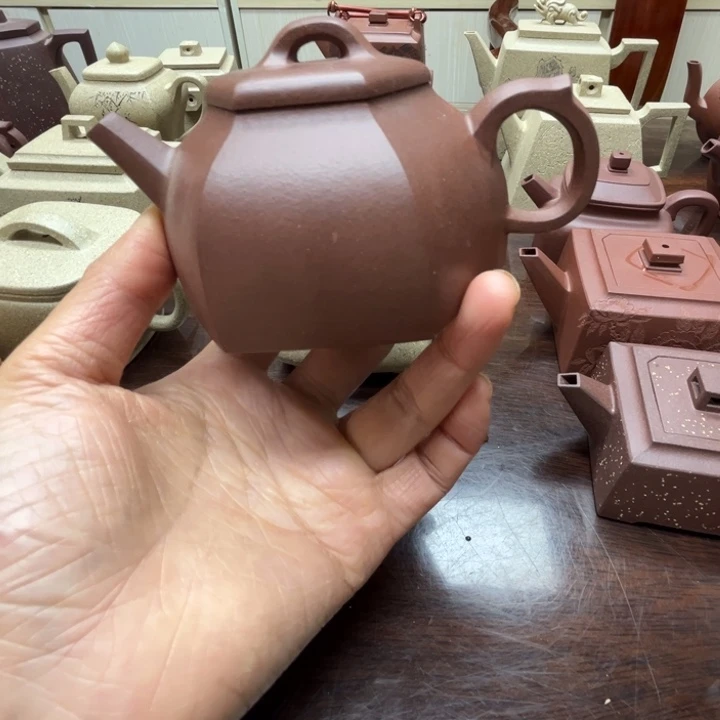 茶壶紫砂紫泥瑕疵160c c