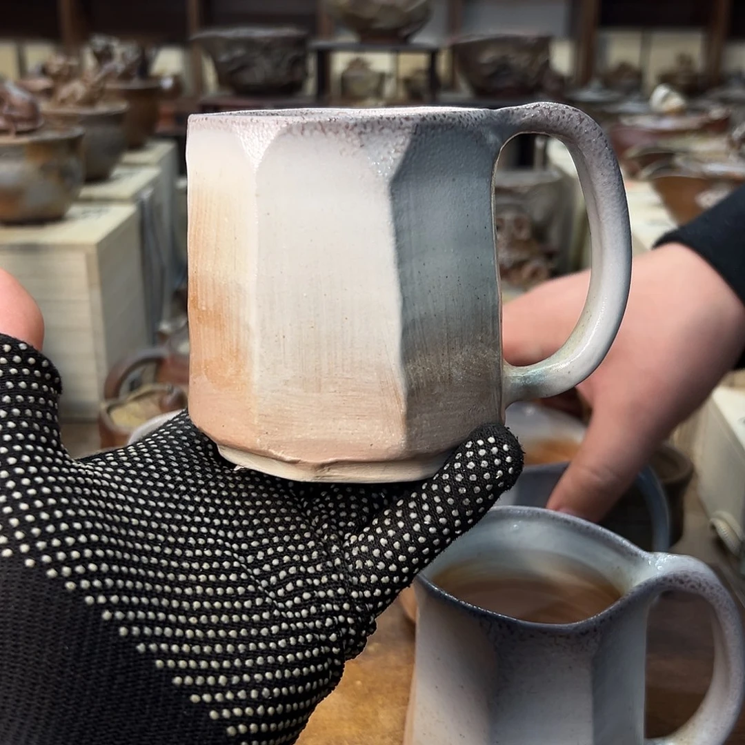 开***心备前宝瓶一个好看