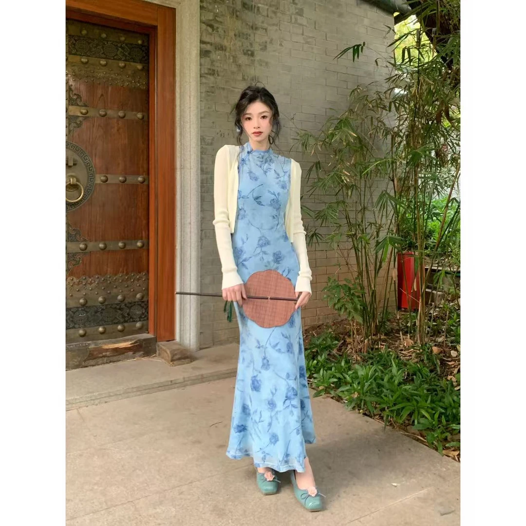 温笑笑【百利甜酒】夏季新款复古百搭气质防晒显瘦针织开衫9910