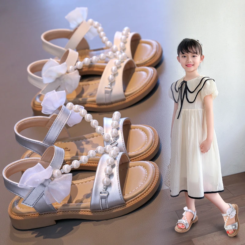 女童凉鞋2025新款夏季儿童凉鞋女孩露趾公主鞋中大童XHXL-G127