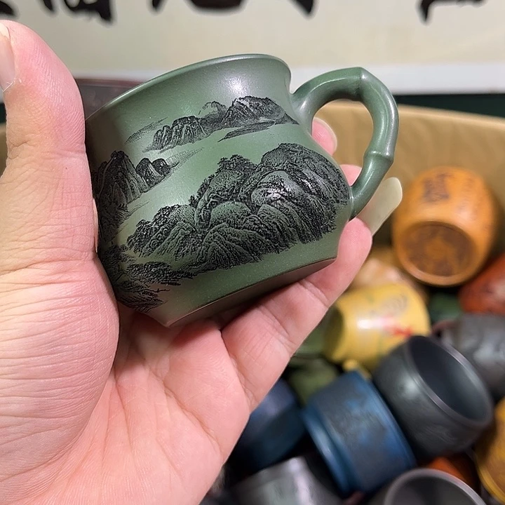 茶杯紫砂全手工紫砂主人杯