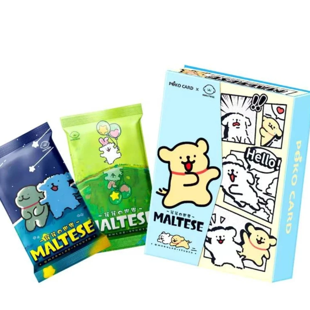 【CC】Poko Card线条小狗-花花世界-国卡二创-收藏盲盒（菇蘑代拆）