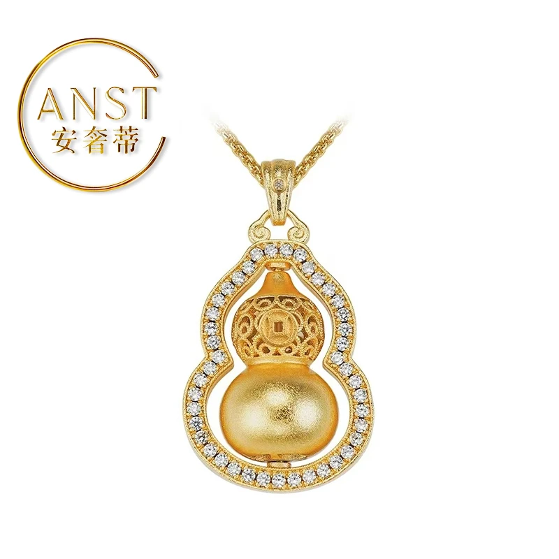 ANST/安奢蒂  新中式花丝葫芦古法项链