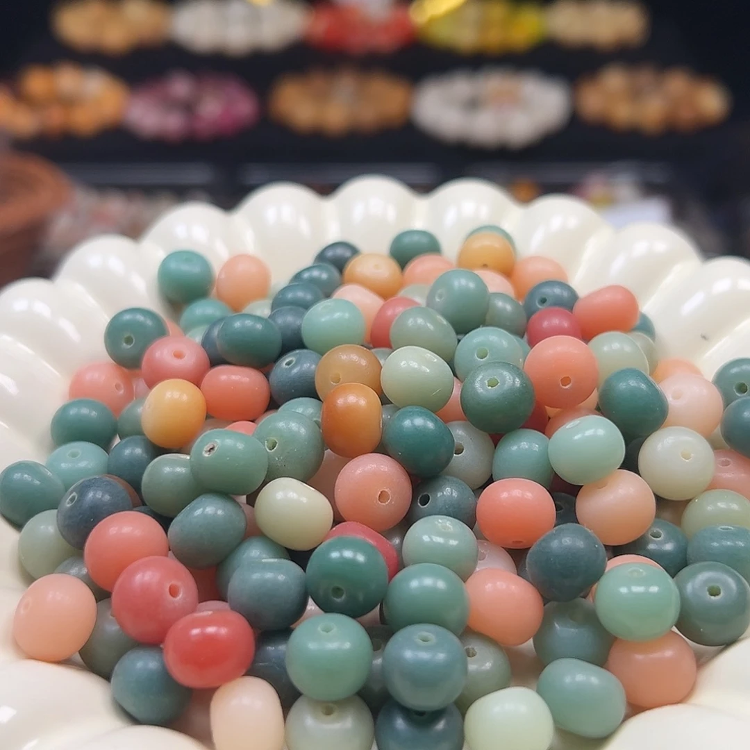 菩提根/象牙果手串卡10马卡龙苹果120颗