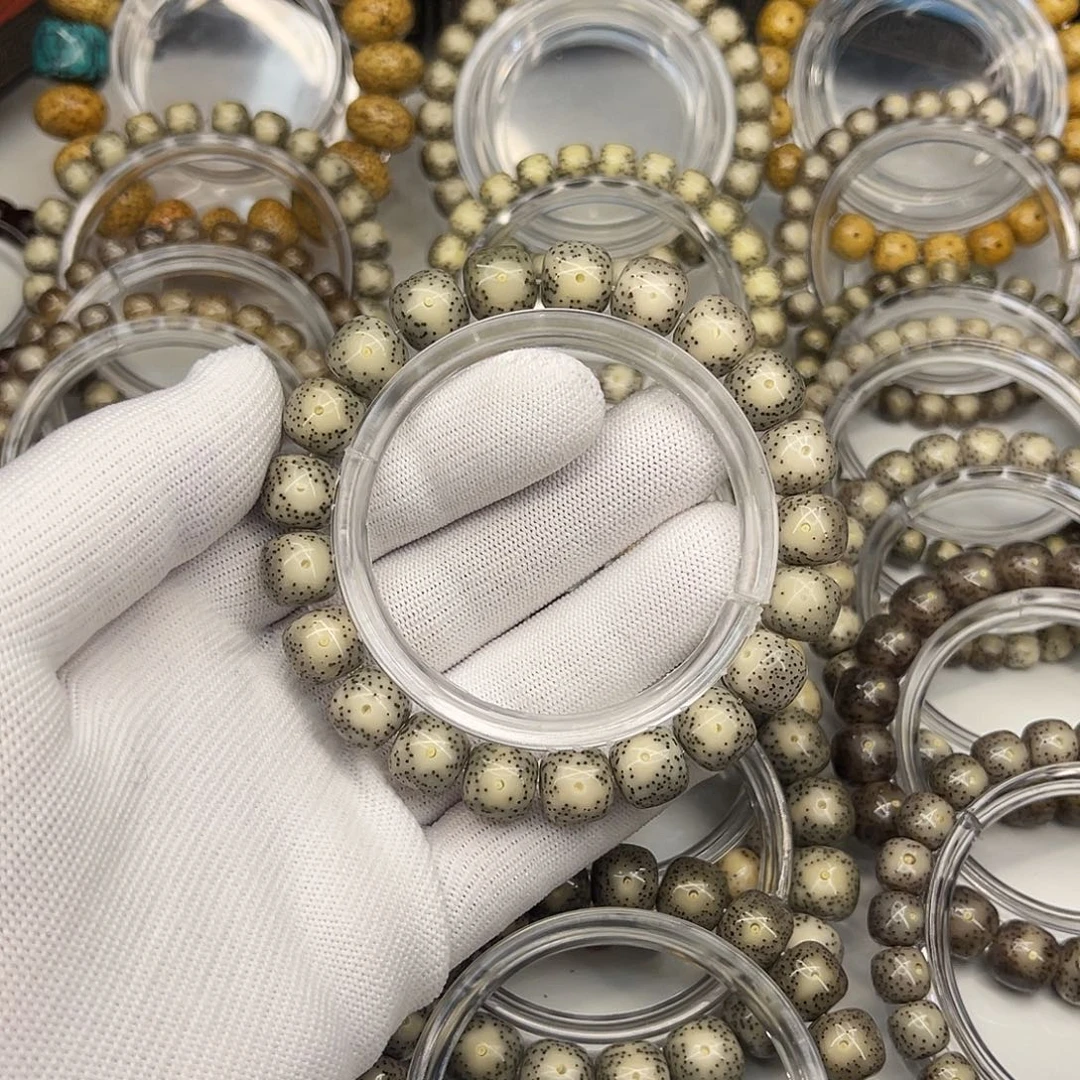 M***w手串星月菩提海南星月菩提石玉11×10大眼睛月朗星稀