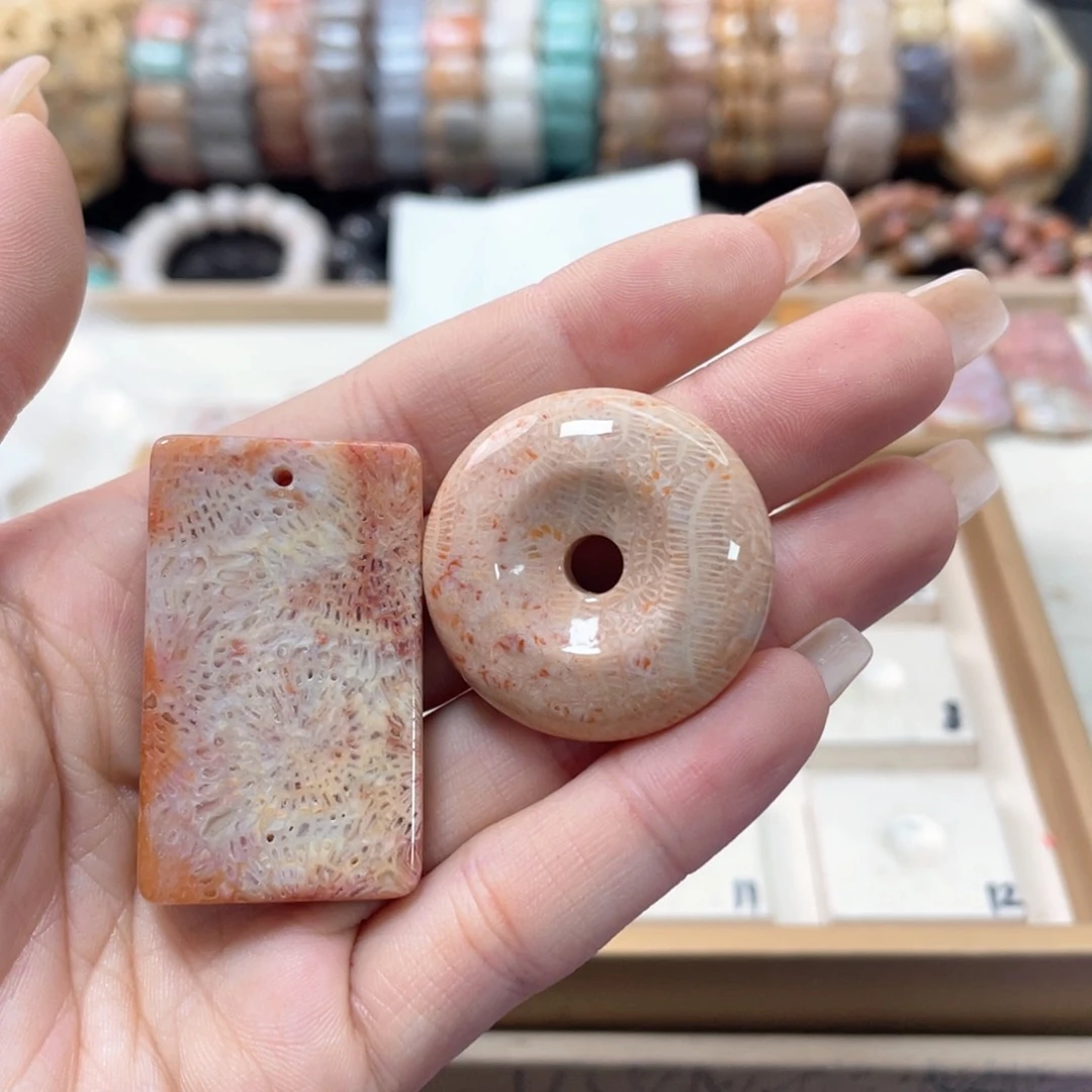 硅化珊瑚（珊瑚玉）手链未镶嵌S****a345