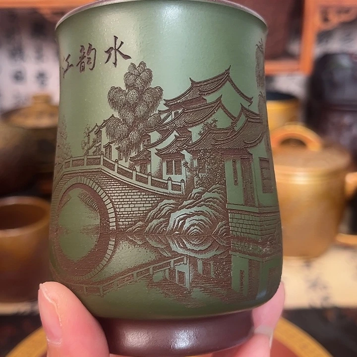 茶杯紫砂宜兴紫砂茶具正品