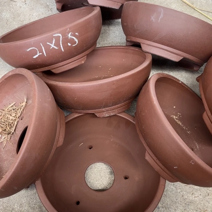 花盆紫砂100-8。          21-7.5