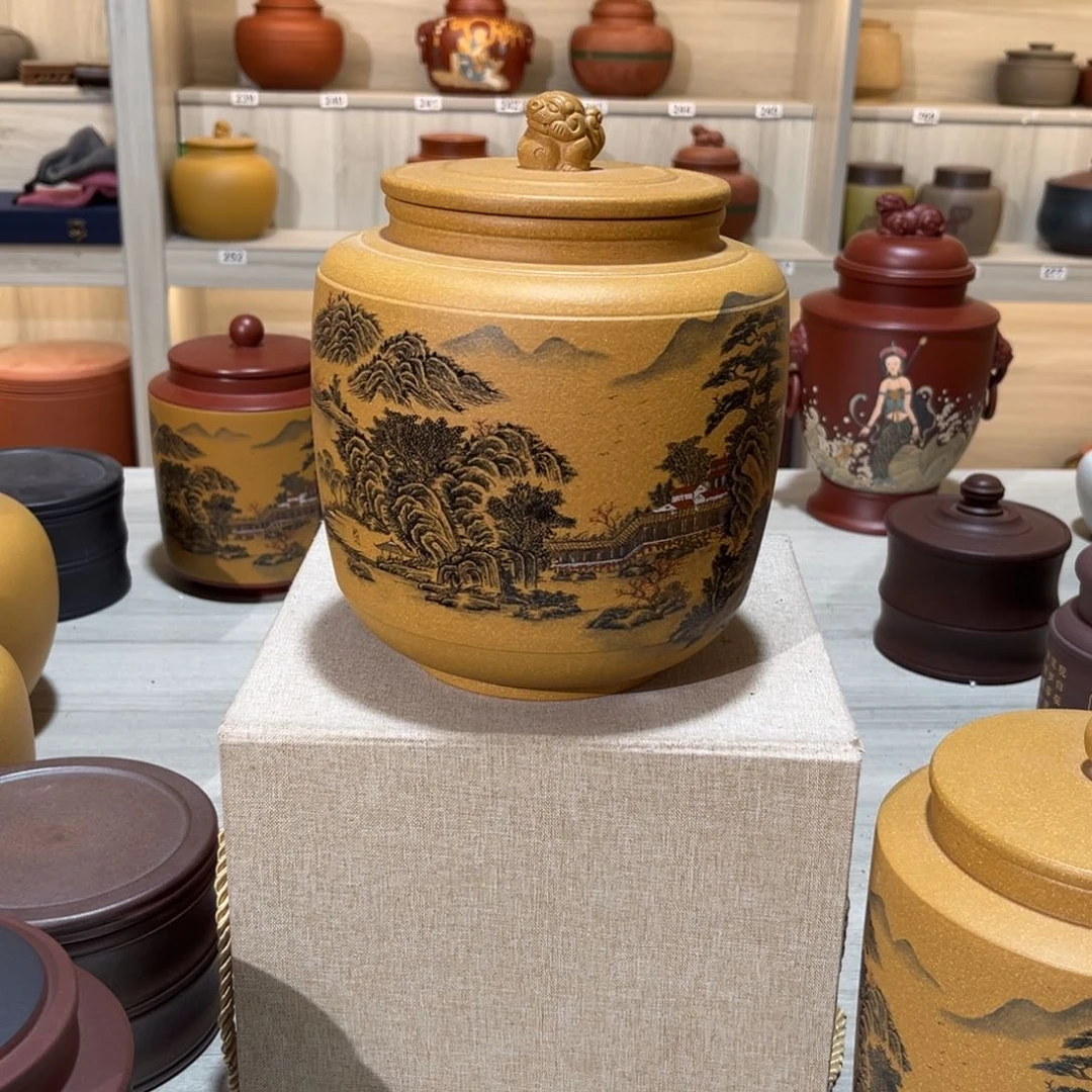 紫砂茶叶罐紫砂的制作