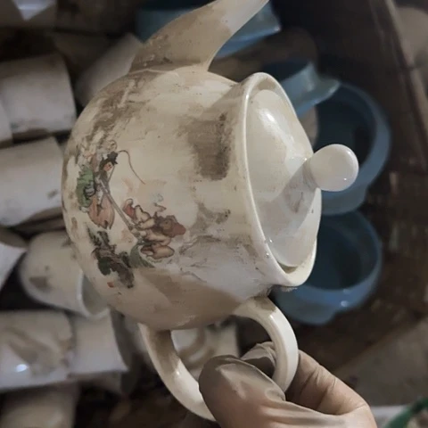 瓷片国营厂库存微瑕不是原盖