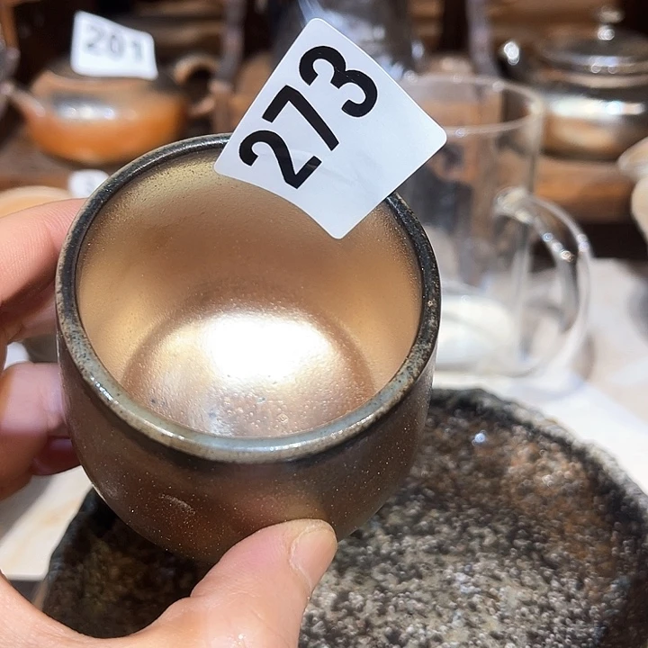 高温柴烧陶泥主人杯