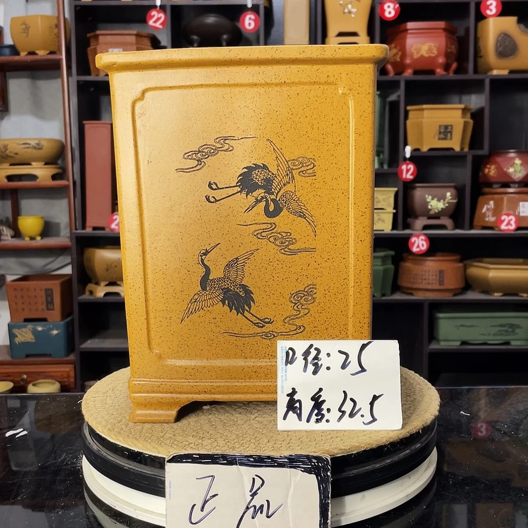 D-盆尚好紫砂花盆