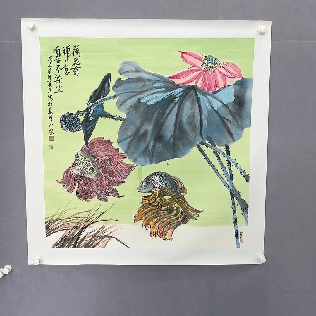 国画亲笔手绘原创