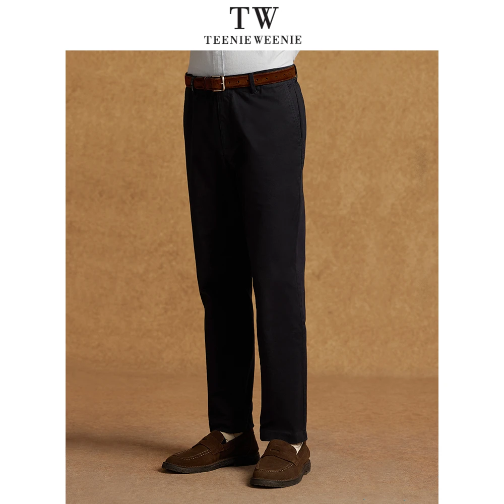TeenieWeenie小熊男装复古休闲裤冬季简约潮流通勤基础时尚裤子男