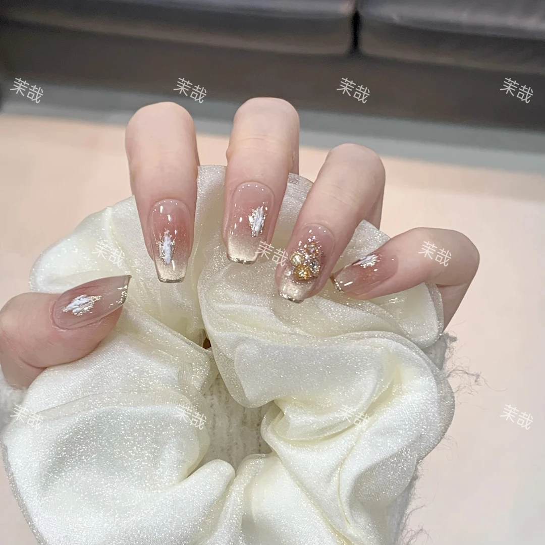 茉哉KK【小时代】纯手工定制美甲拆卸穿戴甲A3539