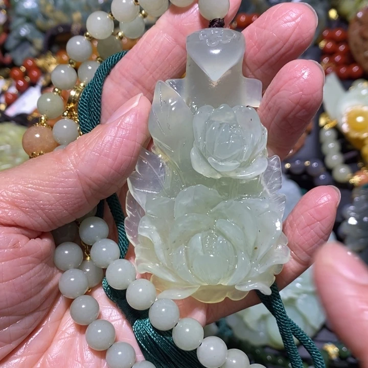 岫玉岫玉吊坠未镶嵌