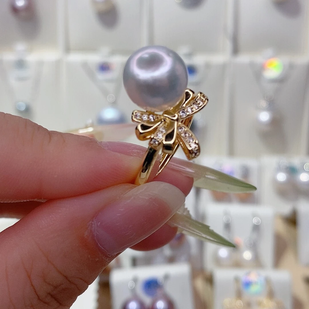 戒指未镶嵌淡水珍珠