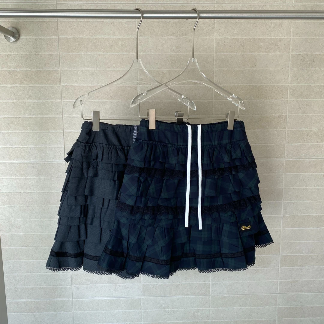 ETHOR  蕾丝拼接半裙25年秋冬ERFW25-020SK/021SK——2980