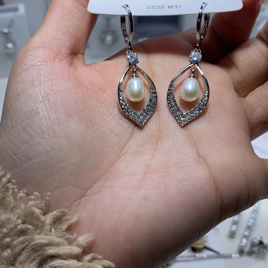 耳饰未镶嵌淡水珍珠