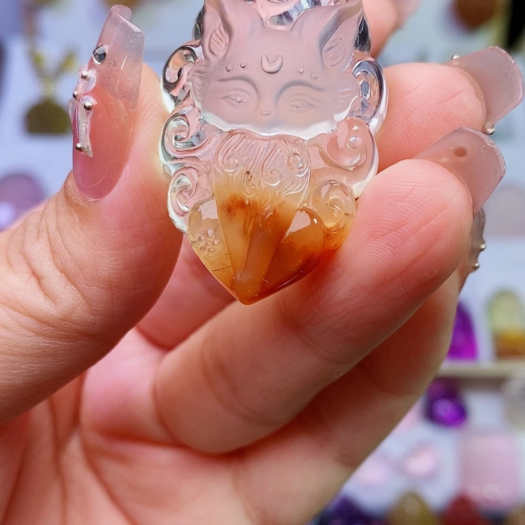 未镶嵌水晶吊坠(赠链)