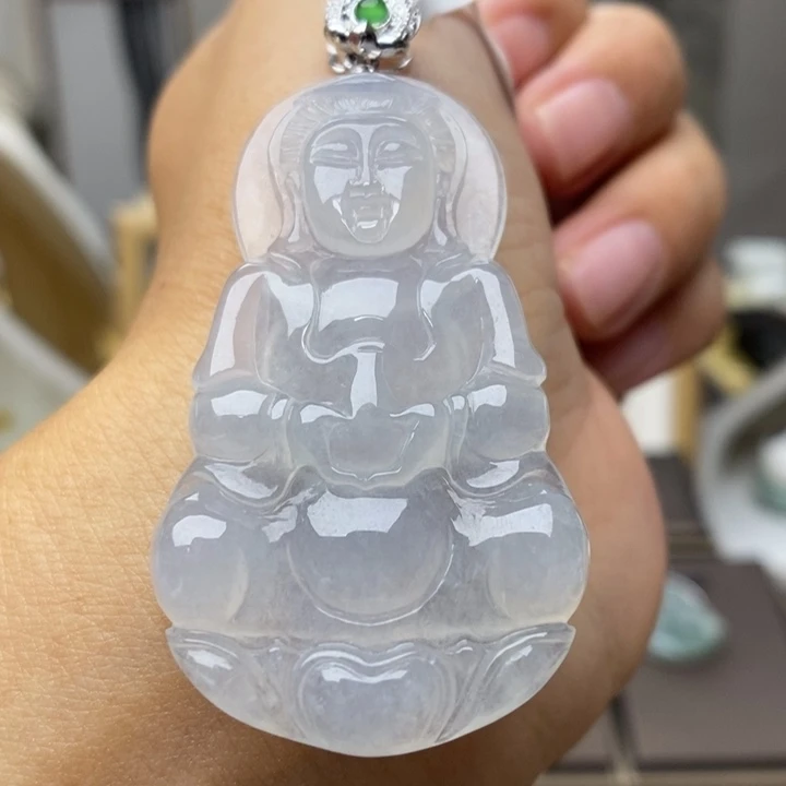 【闪购商品】颈饰18K金镶嵌翡翠36
